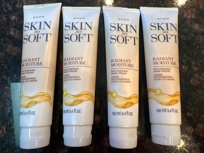 AVON SSS RADIANT MOISTURE REPLENISHING HAND CREAM (lot Of 4)