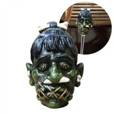 Sammie Shrunkin Head Custom Shift Knob Handcrafted Limited Edition HotRod Zombie