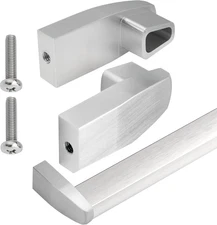 Aluminum Shower Door Towel Bar Brackets for Alumax/Basco Framed Sliding Glass Sh