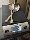 New ListingLot Of 2 Spoons  Sterling Silver Scrap 78 Grams