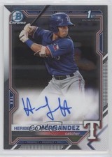 2021 Bowman Chrome Prospects Auto Heriberto Hernandez #CPA-HH Auto nd3