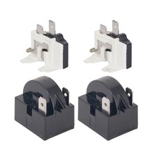 Starter Relay QP2-4.7 2 Pin 15 Ohm for Mini Fridge with Overload Protector Kit