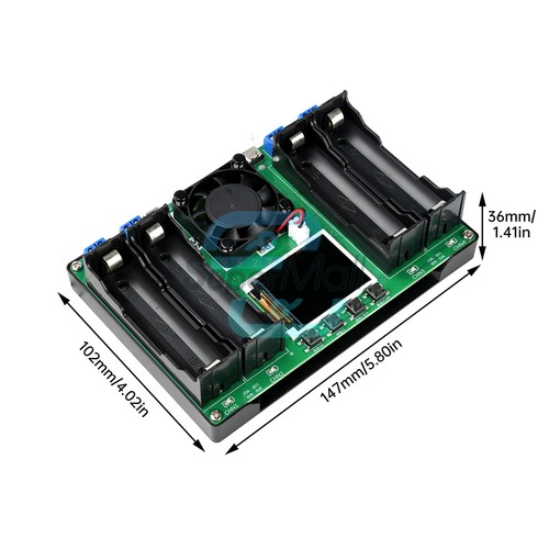 4-Way 18650 Battery Capacity Internal Resistance Tester Auto Charge Discharge - Bild 7 von 43