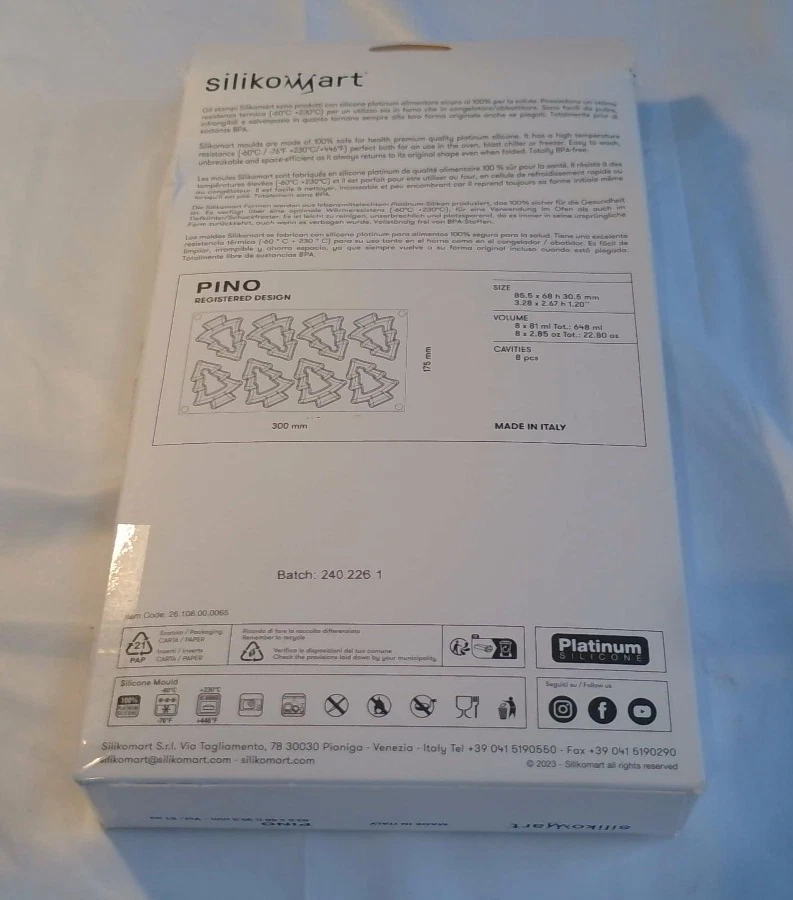 Silikomart Silikon Let S Feiern Backformen Multi Backform, Weihnachten Bäume - Bild 2 von 4