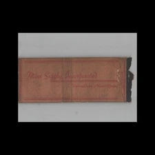 Full Length Matchbook Cover Mine Supply Incorporated Vanadium, NM No Striker