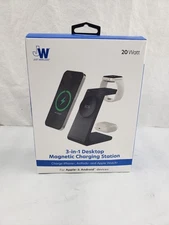 Just Wireless 3-in-1 Magnetic Wireless Charger for iPhone, Airpods, Apple Watch