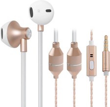 Air Tube Headphones EMF Free Airtube Earbuds Wired for Safe Listening Mode Air T