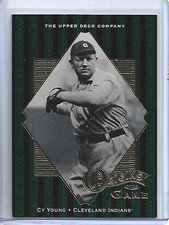 Cy Young 2001 Upper Deck Hall of Famers Origins Baseball Card #54-Cleveland