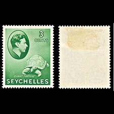 7086 Seychelles SG136 3C Green 1938. Sc#126 Mi 122 Mint MH. C£12