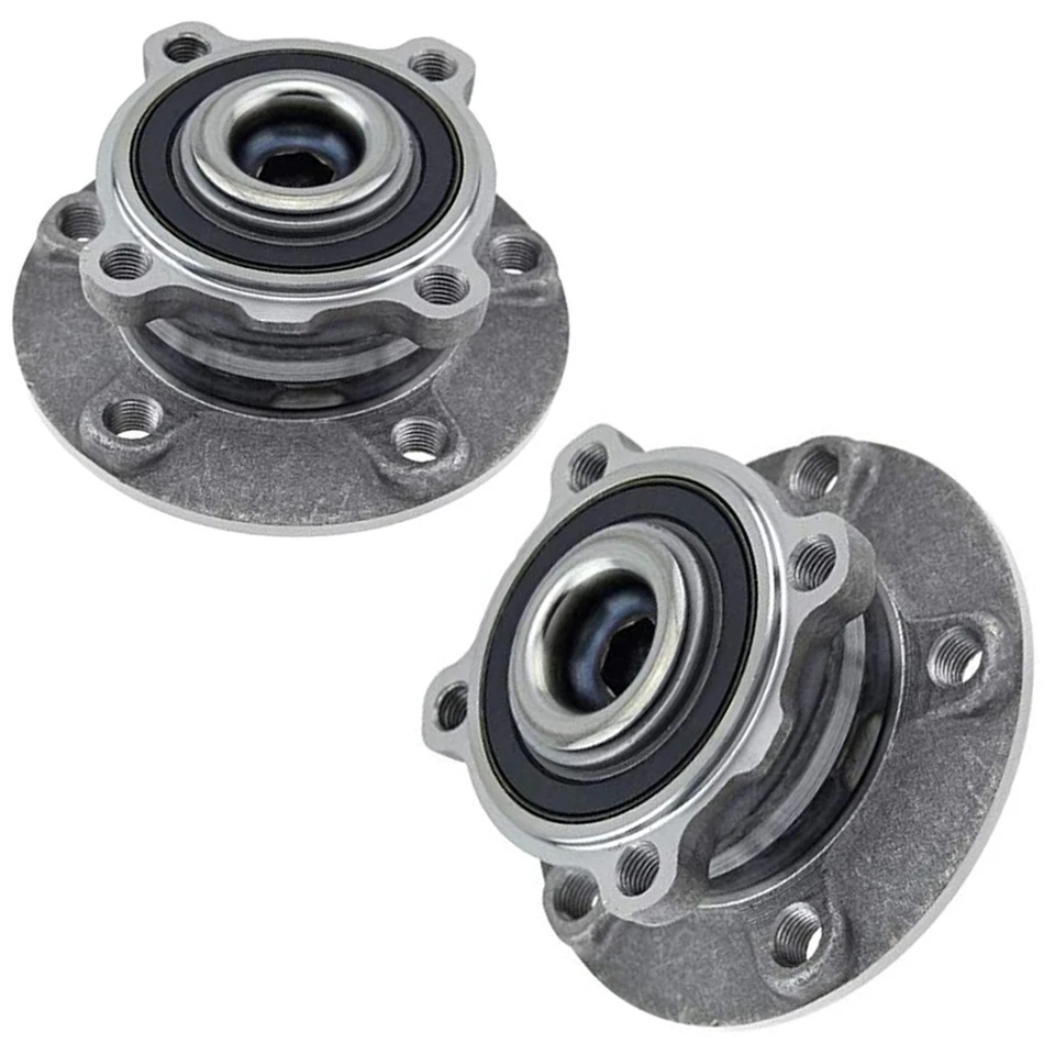 2x Front Wheel Hub Bearing Assembly W/ABS For BMW 745I 745Li 750I 750Li 760I Foto 3 de 4