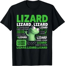 Funny Weirdcore Animal Women Men Lizard Lizard Lizard Meme T-Shirt Gift for Dad,