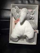 NEW IN BOX DouDou Et Compagnie Paris Couleurs Savane Elephant Plush