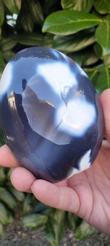 Achat, Orca Agate Ornament Skulptur/ A Qualität / 547g Achat, Orca Agate Ornament Skulptur/ A Qualität / 547g