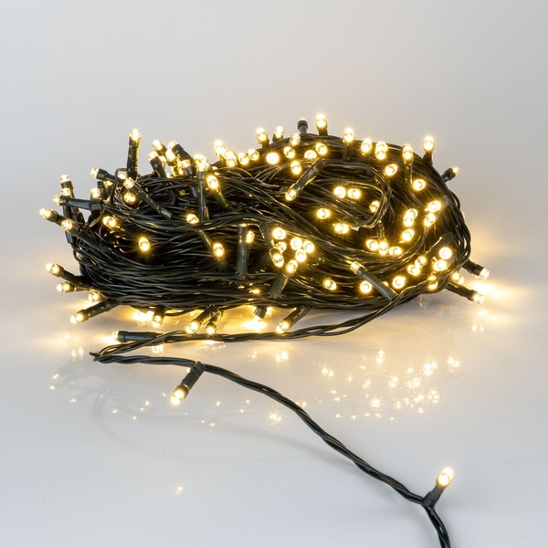 Weihnachts Lichterkette Warm Weiß - 20M / 200LED - Garten Deko Beleuchtung AußEn-image