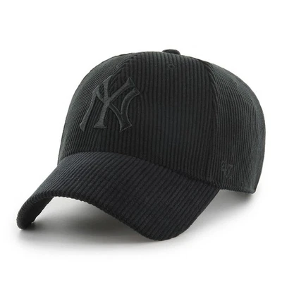 '47 Brand MLB MVP Cord Cap New York Yankees black schwarz Kord Baseball Cap