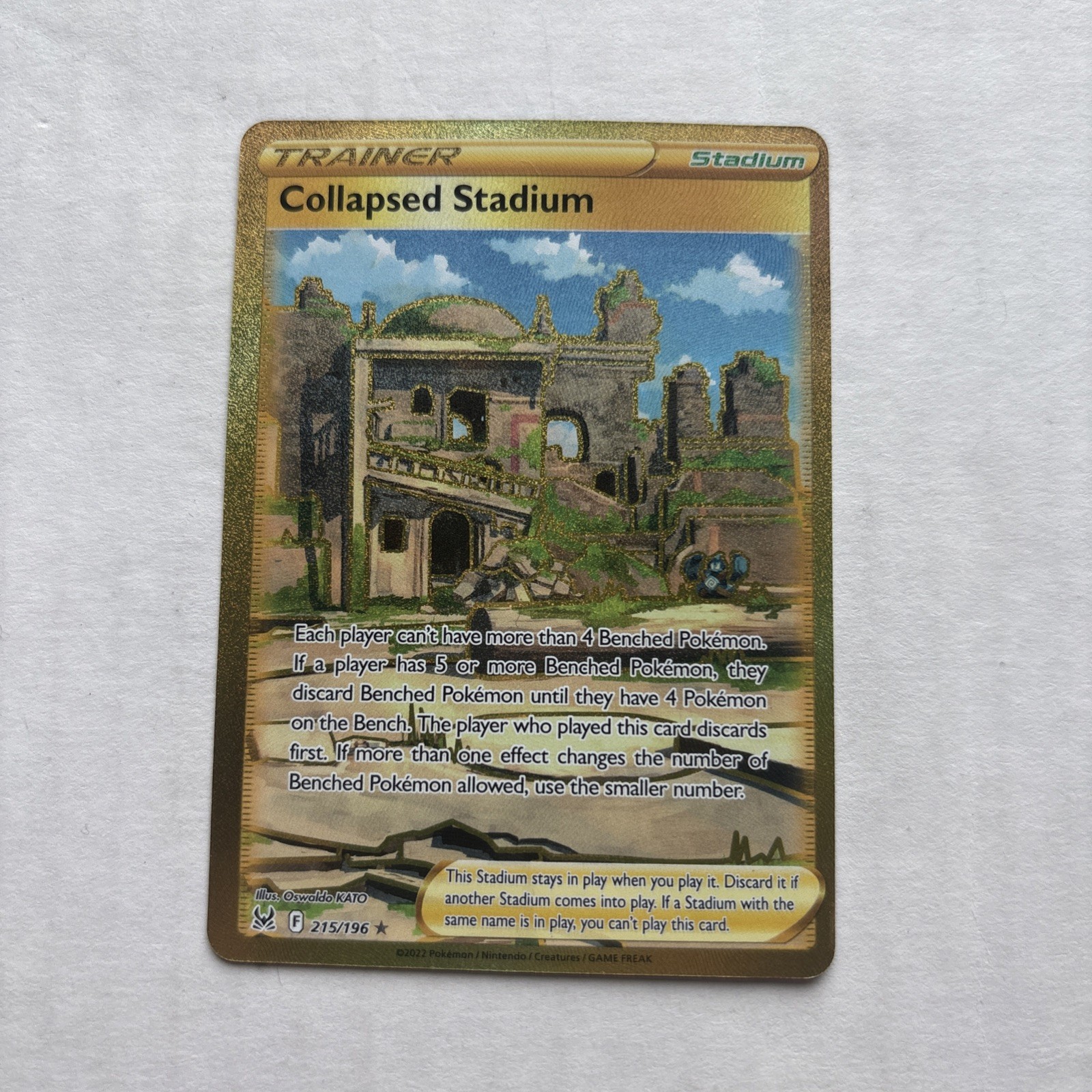 Collapsed Stadium (Secret) SWSH11: Lost Origin 215/196