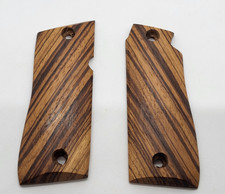 Beautiful Zebrawood grips for Colt Mustang 380 ACP pistol "READ ALL"