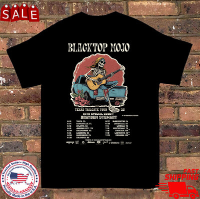 Blacktop Mojo Band Texas Tallgate Tour T Shirt Full Size S-5XL TT796