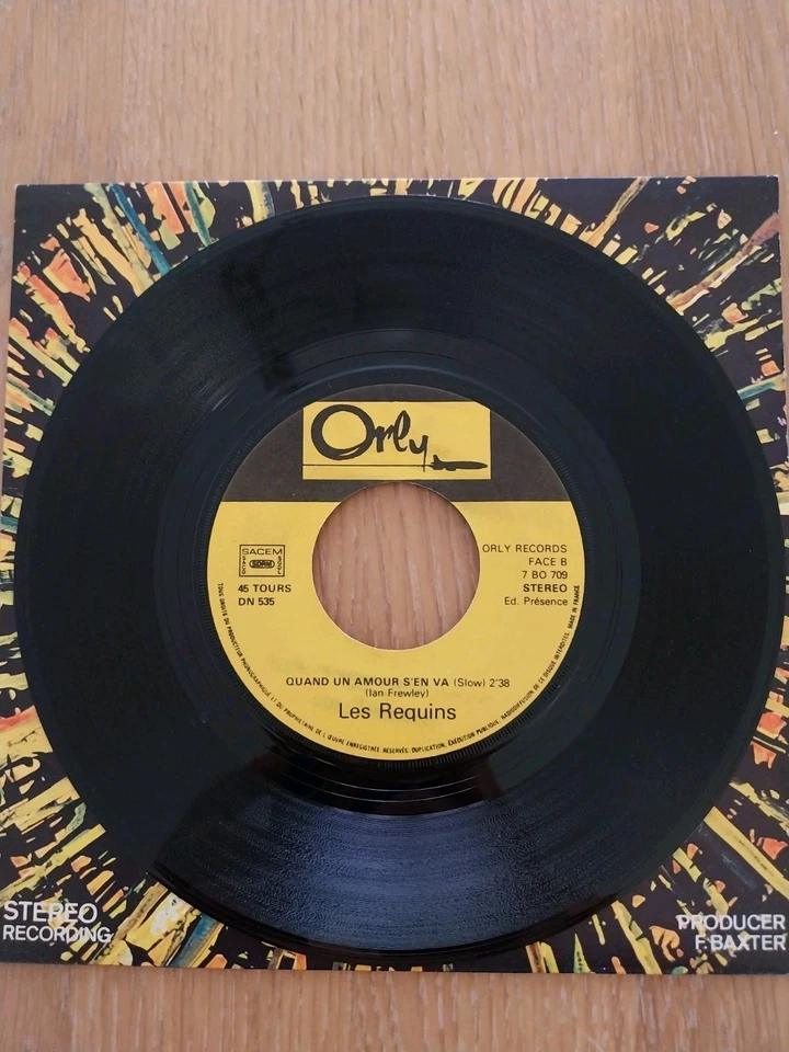 LES REQUINS Sweet Laurie 1973 SP ORLY DN 535 Rock Pop Funk Soul - Photo 2/2