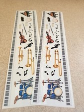 Creative Memories Set of 2 Musical Border Stickers