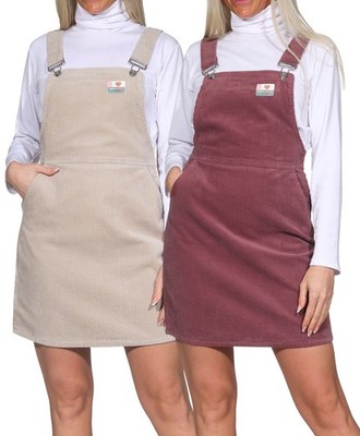 Only Damen Cord Latz Rock Mini Latzrock Trägerrock Cordrock ONLAmazing Spencer