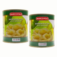 Marco Polo BirnenhäLften Halbe Frucht 2 Dosen FüLlm 820G Atg 460G