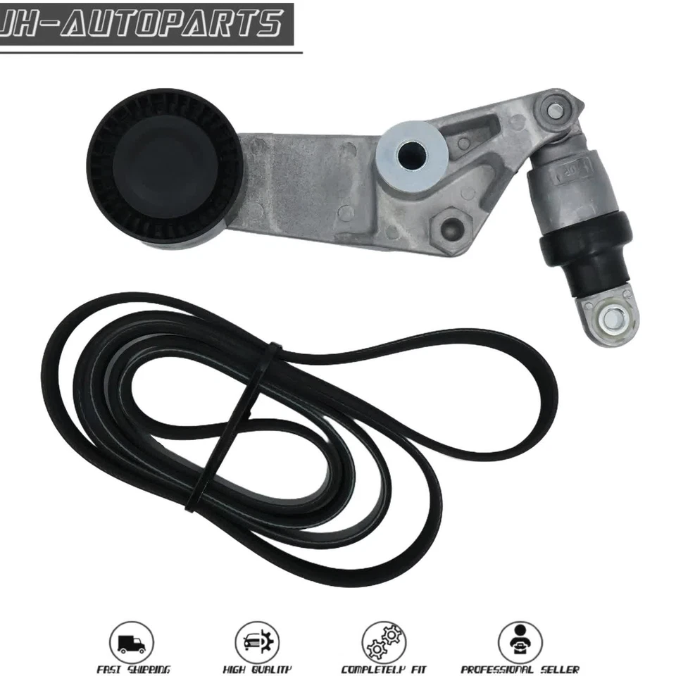 For Toyota Corolla Matrix Celica NEW Serpentine Belt Drive Component Kit W/ AC - Image 3 of 4