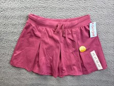 Cat  Jack Girls Youth XL 14 Pink Rose Pull On Knit Skort