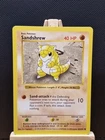 Pokemon 1999 WOTC Base Set Shadowless Sandshrew 062/102 - Light Play