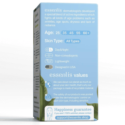 Crema Viso Idratante Collagene Crema Viso Anti Invecchiamento con Retinolo Ialuronico - Foto 8 di 10