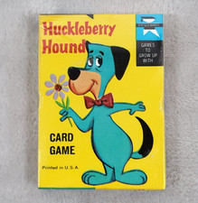 Vintage 1961 Huckleberry Hound Card Game Ed-U-Cards Hanna Barbera NEW Sealed