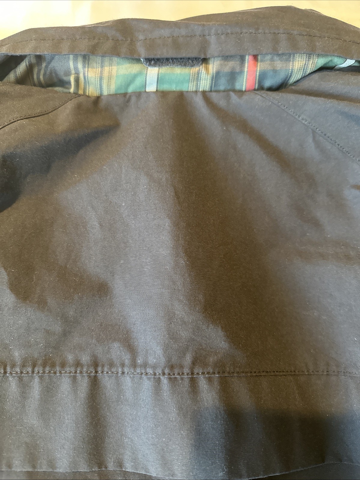 Woman's Pendleton Rain Jacket Medium Black Hooded… - image 14