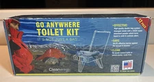 Cleanwaste GO Anywhere Toilet Waste Kits-12/Pack CASE NIB