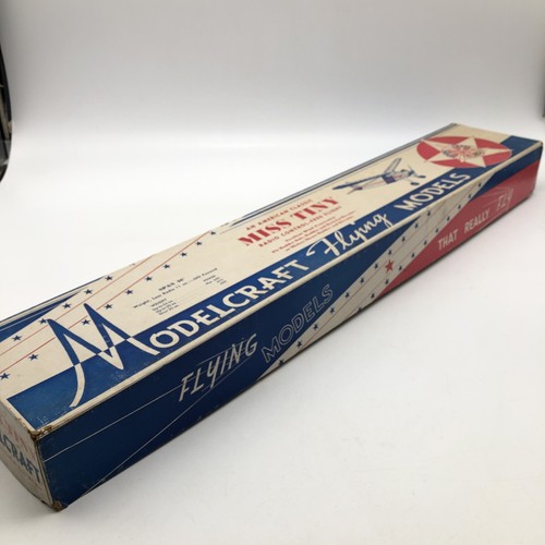 1940’s MODELCRAFT MODELS "MISS TINY" FOR R/C OR FREEFLIGHT 46” Spannweite IN BOX - Bild 3 von 23