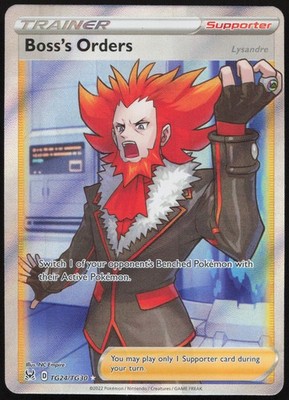 Boss's Orders Ultra Rare SWSH11: Lost Origin Trainer Gallery TG24/TG30 NM EN