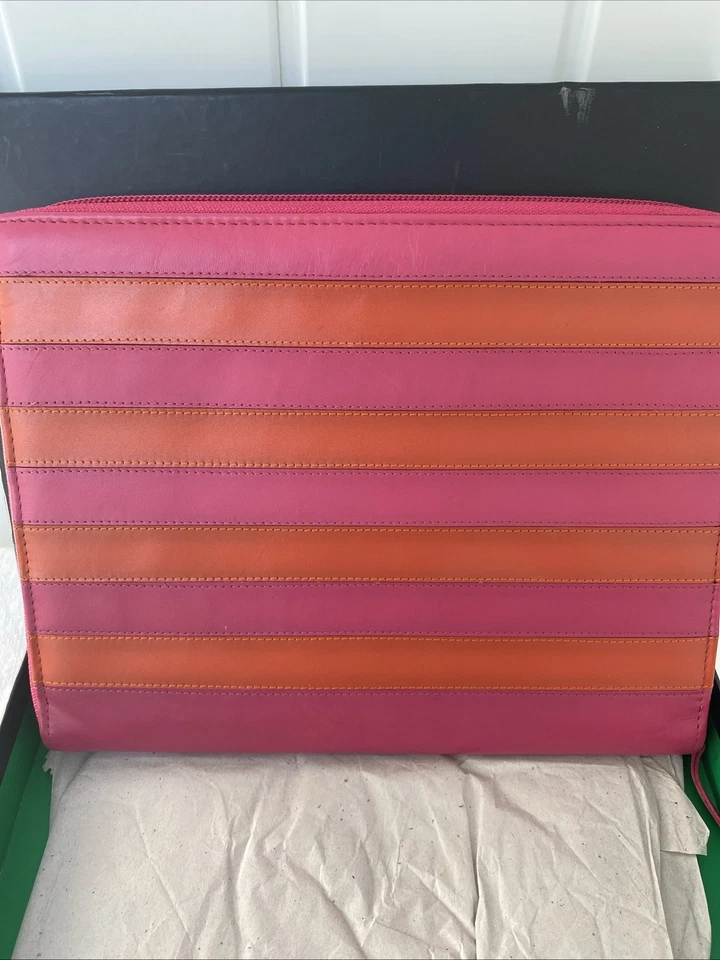 New Tommy Hilfiger Perry Tablet Case Classic Design Top Quality Pink & Orange - Image 4 of 4