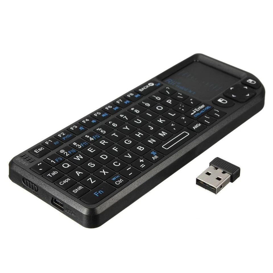 Rii Mini X1 Mini Wireless 2.4Ghz Keyboard with Mouse Touch Pad Remote Con - image 4 of 4