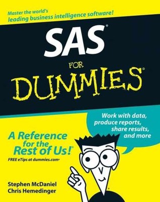 SAS For Dummies - Paperback, by Stephen McDaniel; Chris Hemedinger - Very Good c