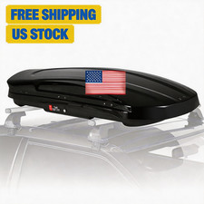 Hard Shell Roof Top Cargo Carrier Storage Box 17 Cu. Ft. 480l Heavy Duty
