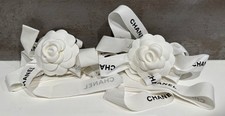 Chanel Camellia With Ribbons set Of 2 