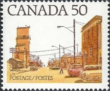 🍁Canada   #723    PRAIRIE STREET SCENE      Brand New 1978  Nice Original Gum