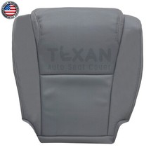 For 2007 To 2013 Toyota Sequoia Driver Bottom Perforated Leather Seat Cover Gray