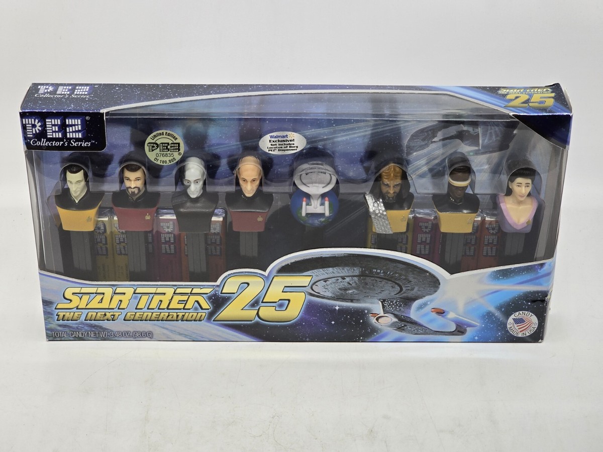 Pez Collector Series Star Trek 25 The Next Generation, Numbered Set #078171