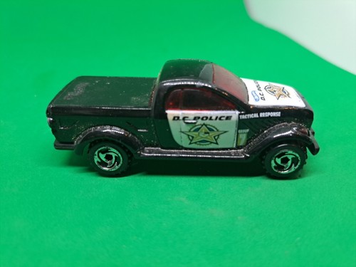 HOT WHEELS DODGE POWER WAGON BLK "DC POLICE" - Picture 3 of 6