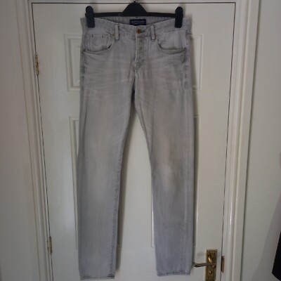 Scotch & Soda Jeans Ralston Grau W30 L34 Button Fly Slim Fit