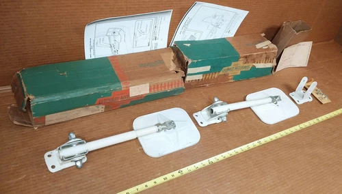 NOS 64 65 66 Chevy Pickup Truck accessory outside extendable mirror SET Suburban