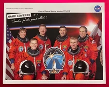 STS-115 MISSION CREW SIGNED AUTOGRAPHED INSCRIBED PHOTO SCCS VERIFIED