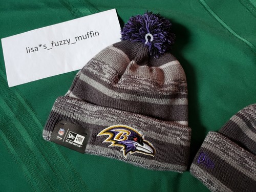 Baltimore Ravens New Era knit pom hat 
