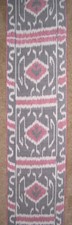 11 Yard HAND MADE UZBEK Natural 100 COTTON IKAT FABRIC 8947