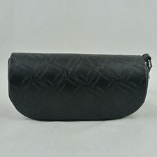 Oakley Sunglasses Case Black Soft Shell All Over Logos Travel Carrier Zip Pouch